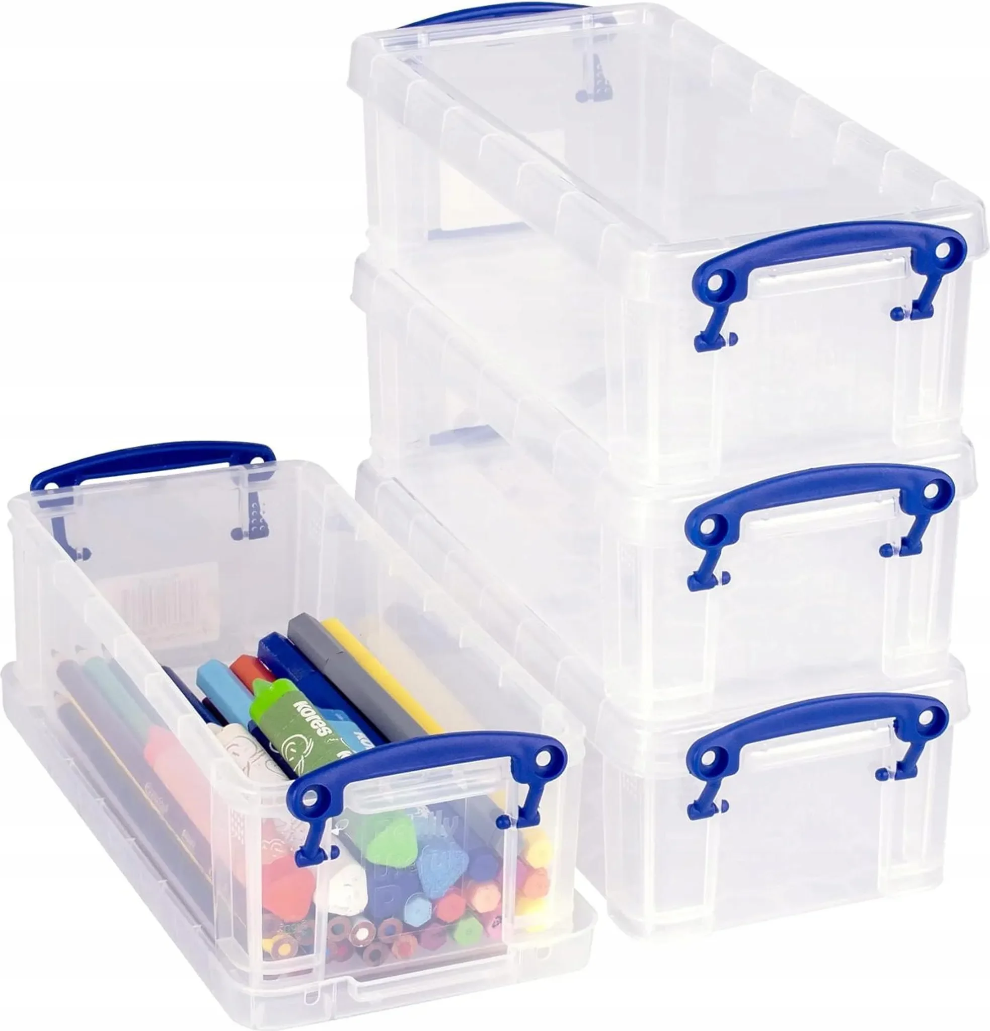 Kunststoff-Organizer – transparent, 205 × 100 × 45 mm